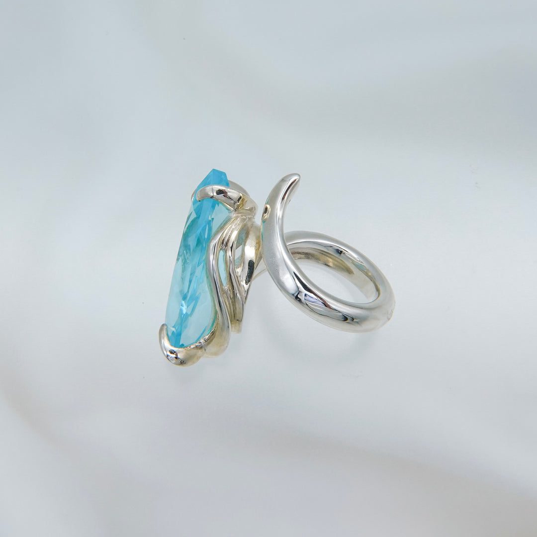 FIRE Flame / Jewel Ring (Blue Quartz)