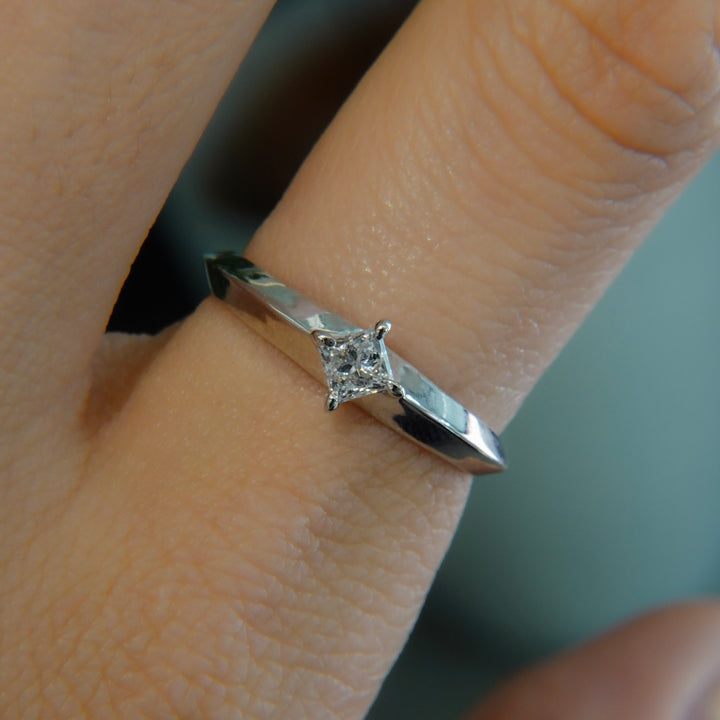 Prism Solitaire Ring -【Lab Grown Diamond】