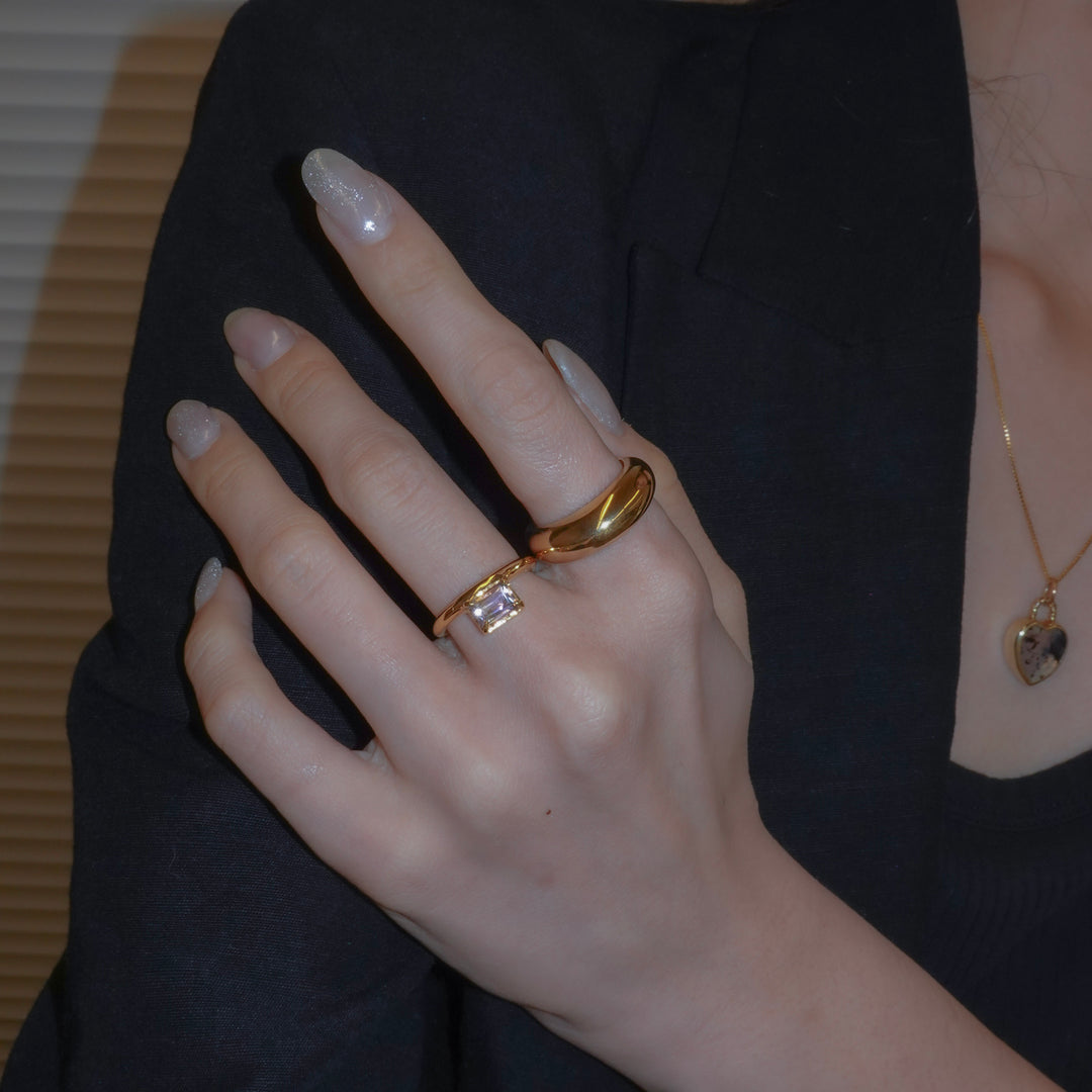 On the edge ring- Ametrine