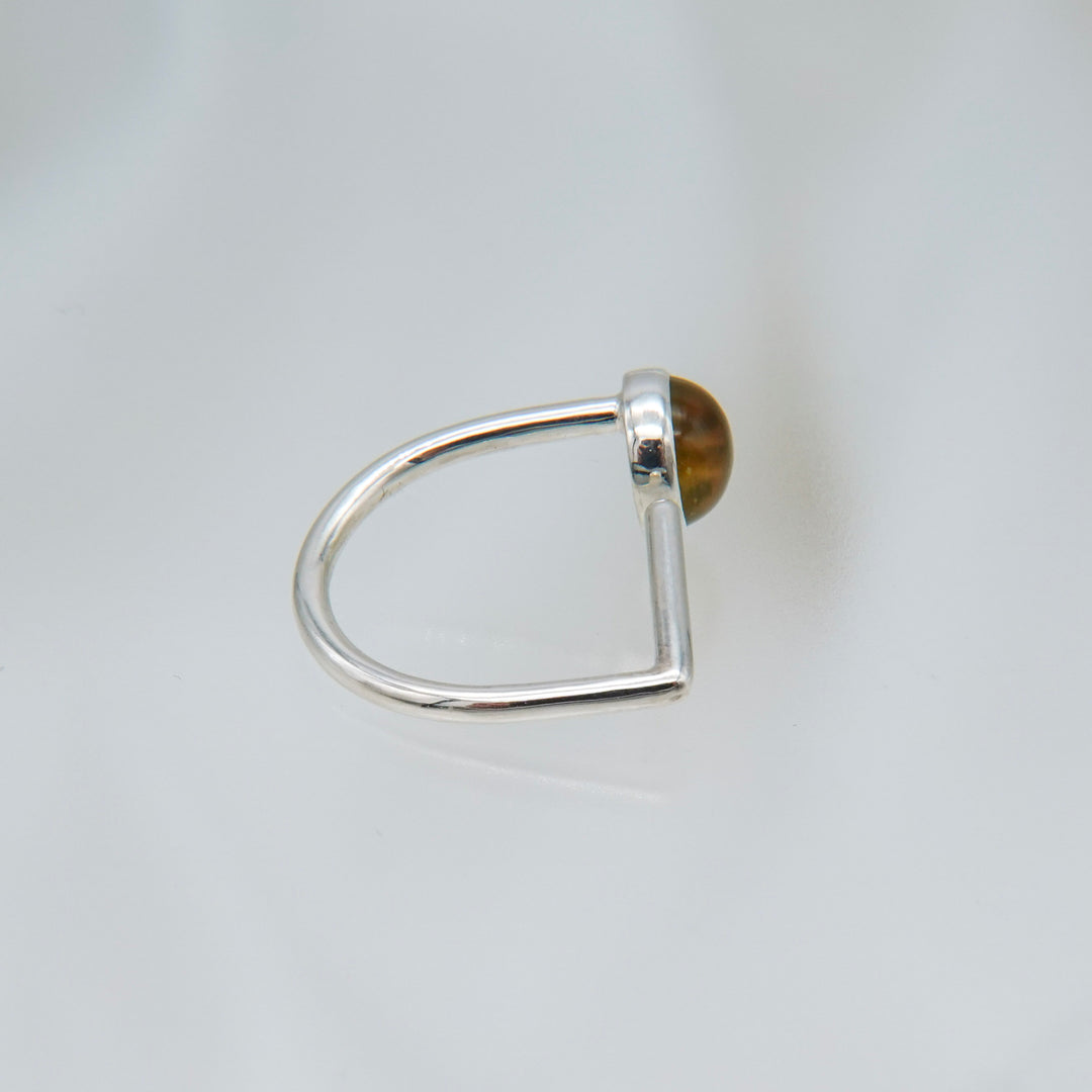 Open Ring / Lemon Quartz