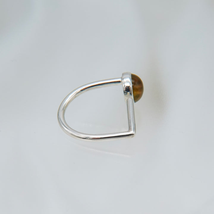Open Ring / Lemon Quartz