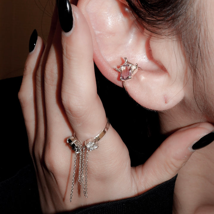 アウトサイダーイヤーカフ(アメトリン)