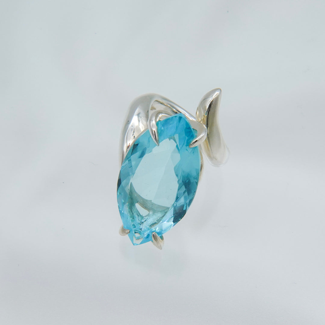 FIRE Flame / Jewel Ring (Blue Quartz)