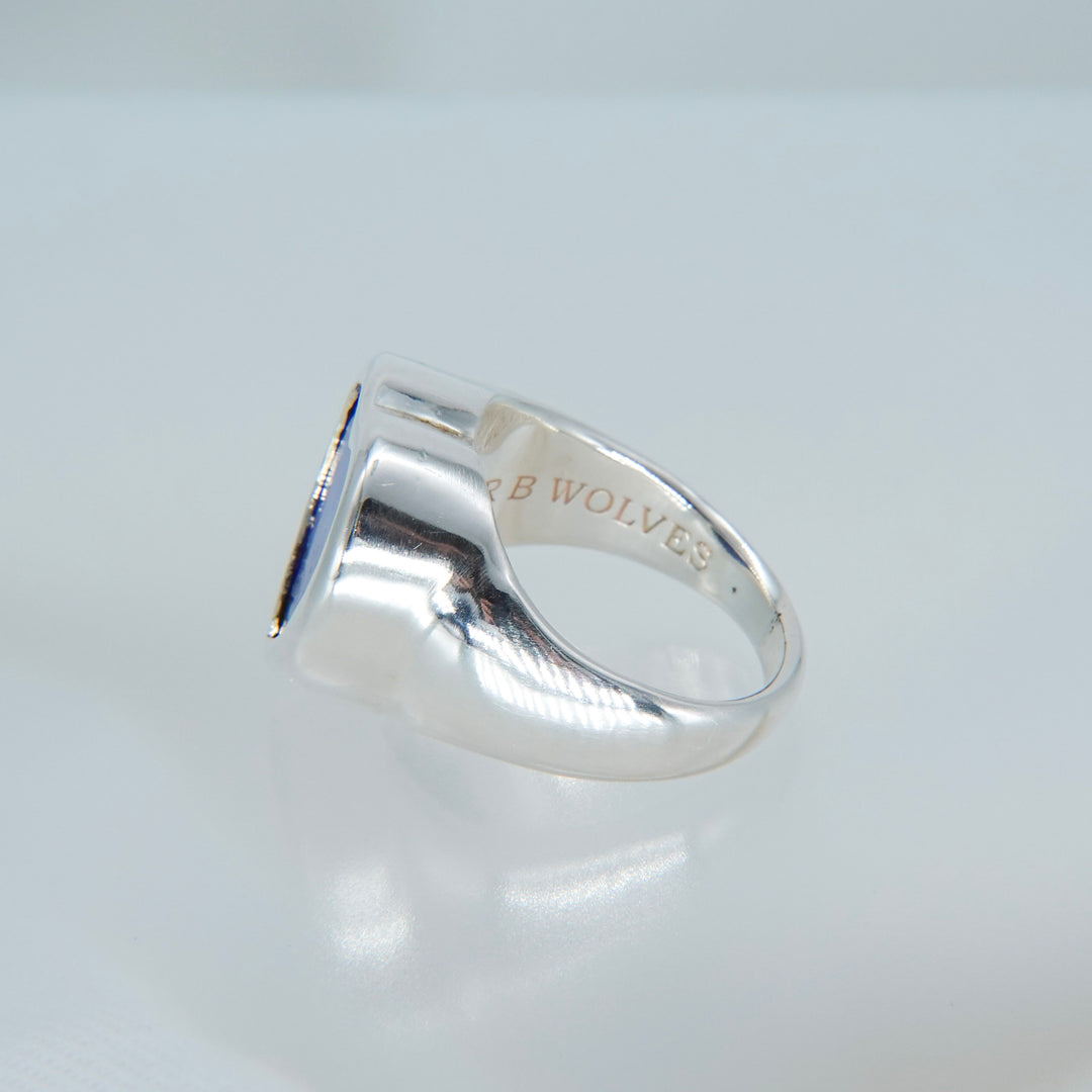 Gem Heart ring- Lapis lazuli