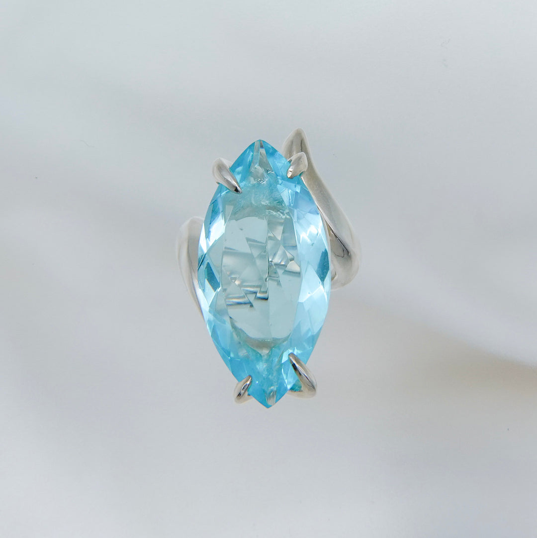 FIRE Flame / Jewel Ring (Blue Quartz)