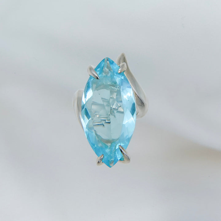 FIRE Flame / Jewel Ring (Blue Quartz)