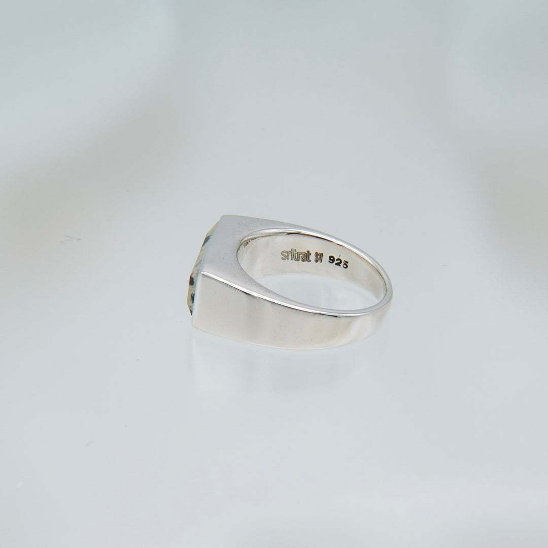 Dalmatian jasper Ring