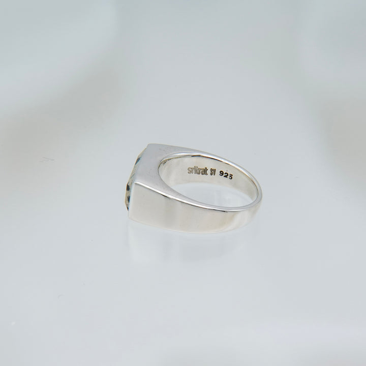 Dalmatian jasper Ring