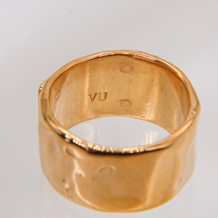 ABC logo plate ring L