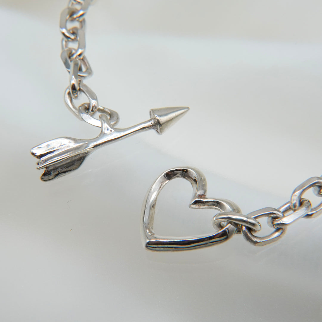 ハート＆アローブレスレット