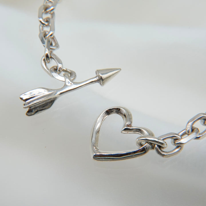 ハート＆アローブレスレット
