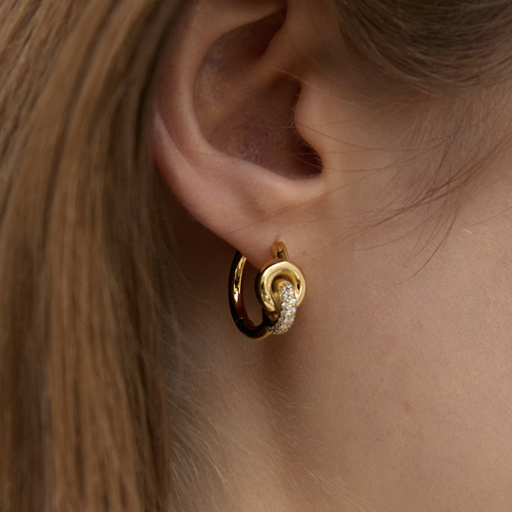 【期間限定 & 受注生産】CONNECT SETTING EARRING