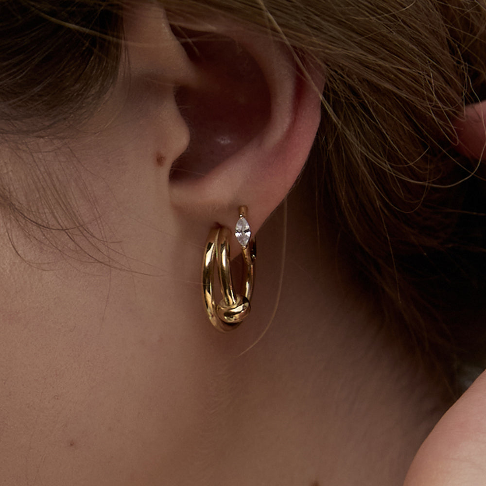 【期間限定 & 受注生産】CONNECT POINT EARRING