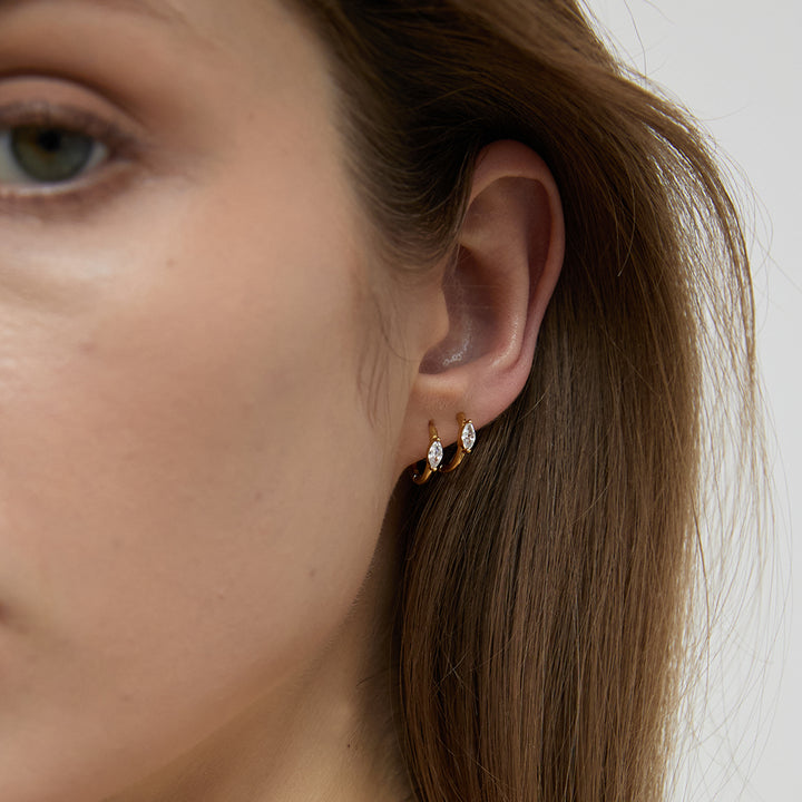 【期間限定 & 受注生産】MARQUISE POINT EARRING