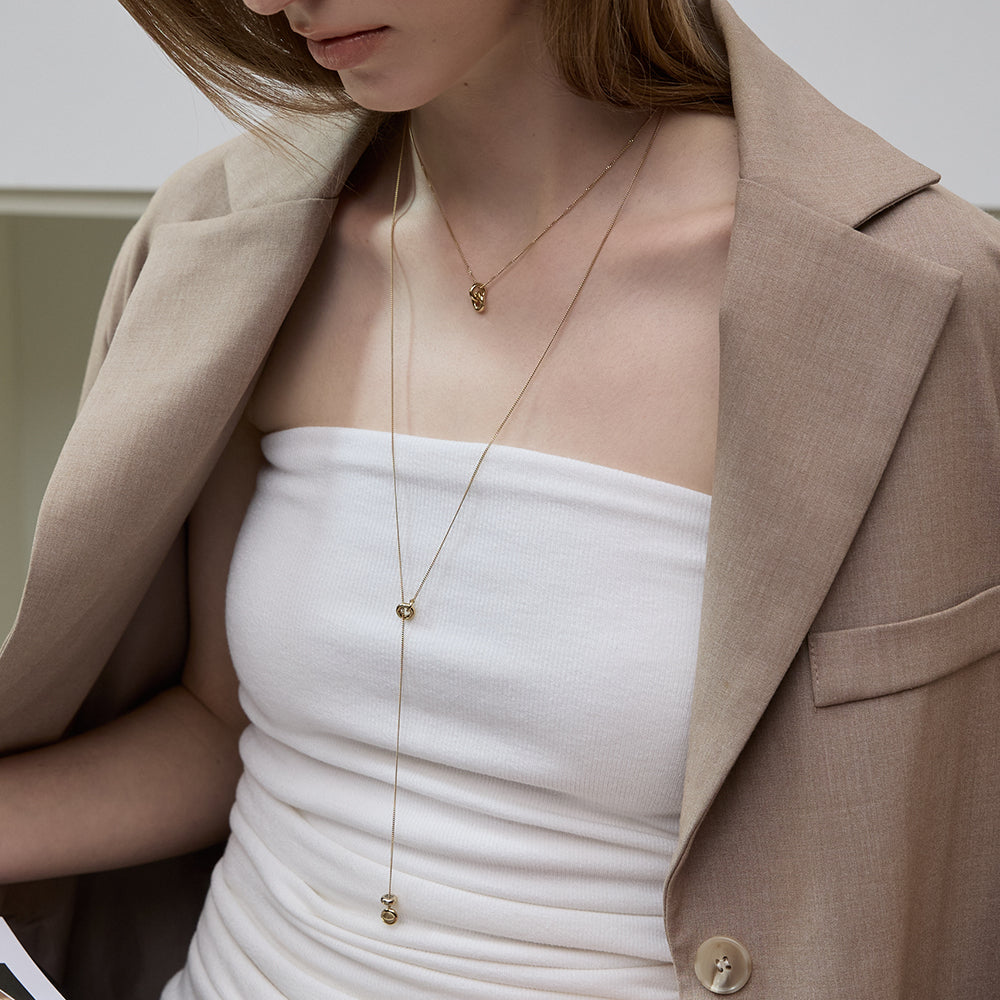 【期間限定 & 受注生産】CONNCET DROP NECKLACE