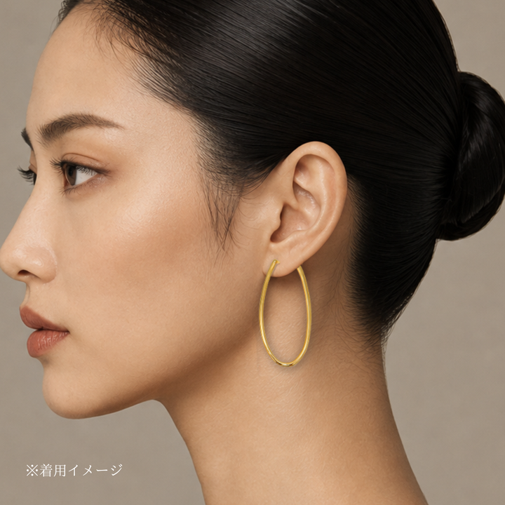 Gold pierced earrings GMA17 ピアス