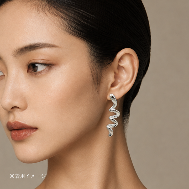 twist hollow earring(pierce) [RSTS2]