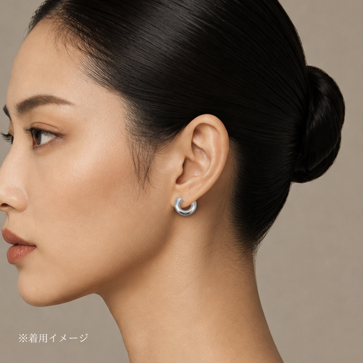 Silver pierced earrings SMA18ピアス
