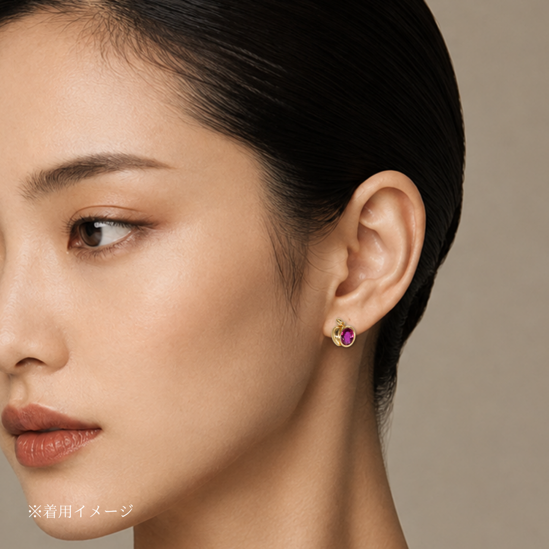 Dear Little Creatures Apple pierced Earring