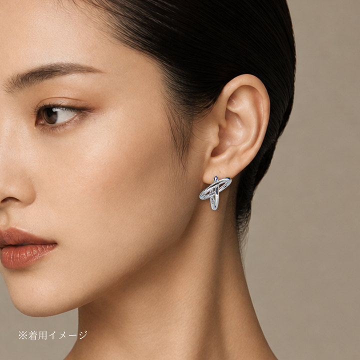 silver pierced earrings SMA2 ピアス