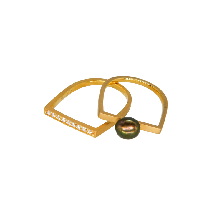 2Way Black Double ring