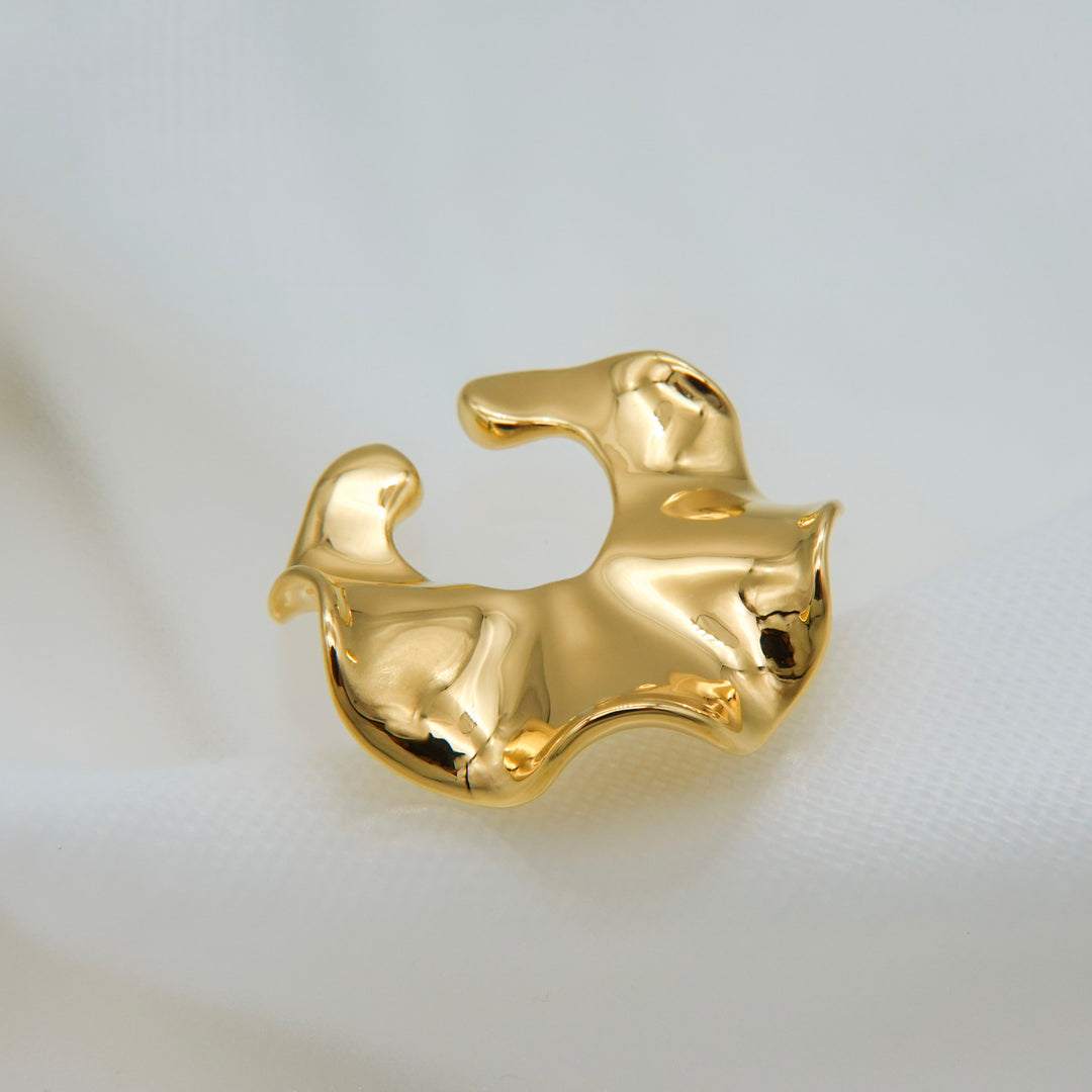 Flora Ear Cuff【M】SV+K18YGP