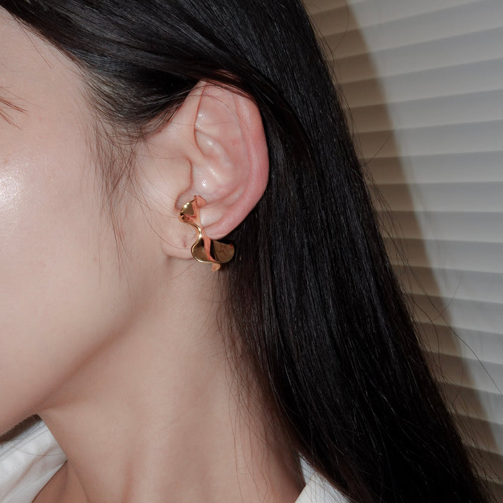 Flora Ear Cuff【M】SV+K18YGP