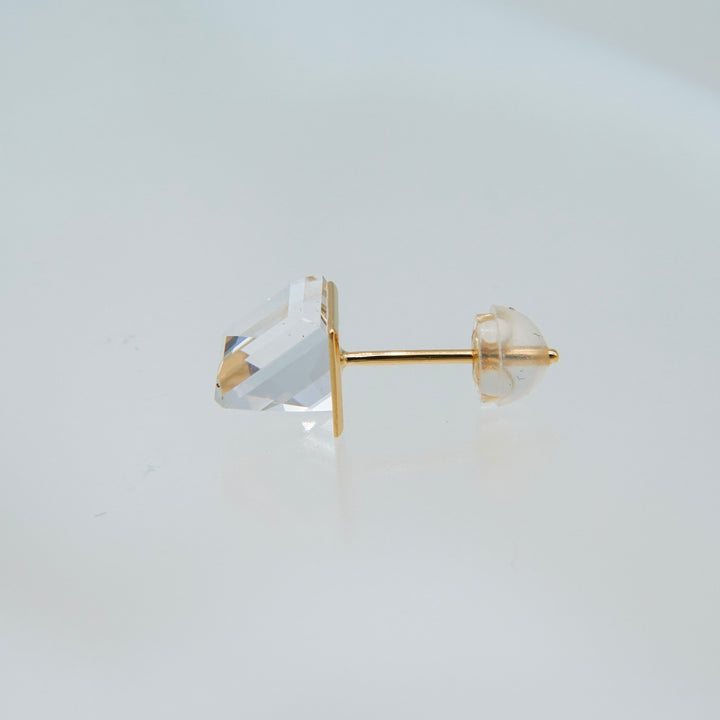Reflection Quartz Stud Pierced Earring