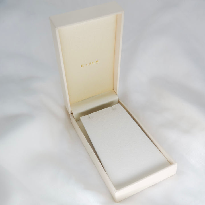 4 LOLIPOPS EARRING_10KWG x White Topaz