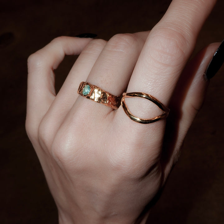 シルバーオープンリング(GOLD)