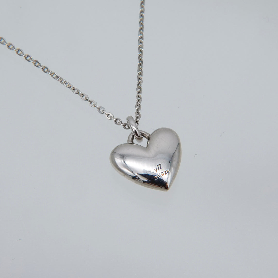 Silver necklace SMP7 ハートネックレスs