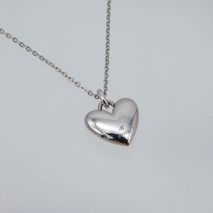 Silver necklace SMP7 ハートネックレスs