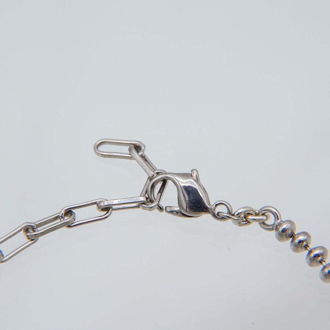 THREADS Silver Cross Bracelet