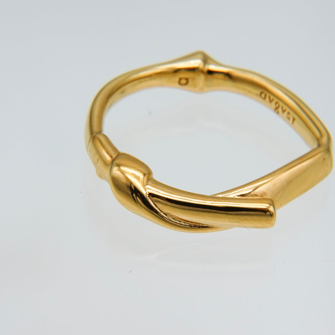 Grass Knot Ring Gold Vermeil