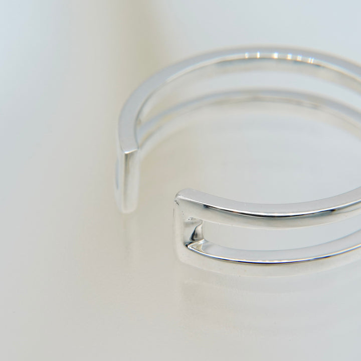 Square Line Cuff Ring
