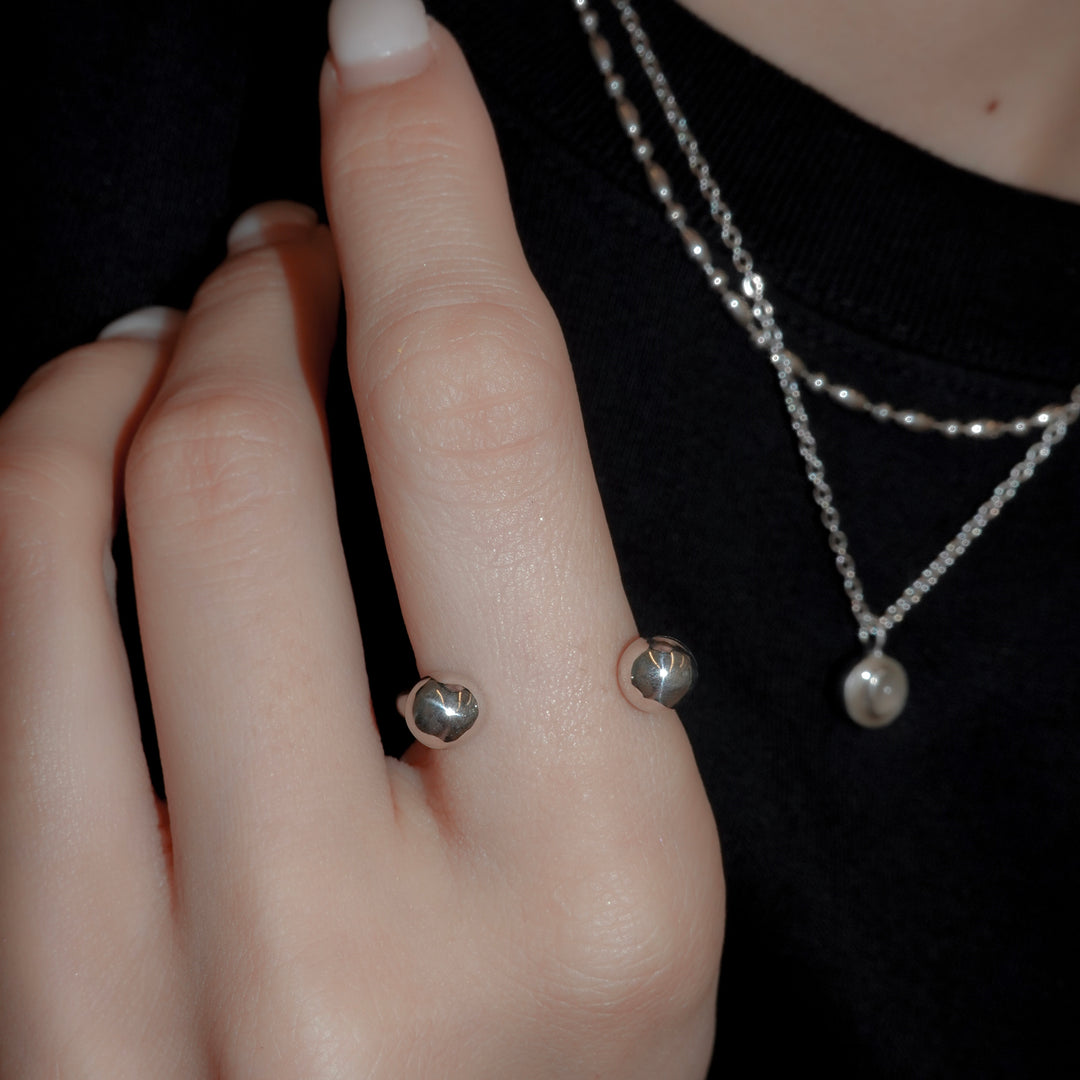 double ball ring small