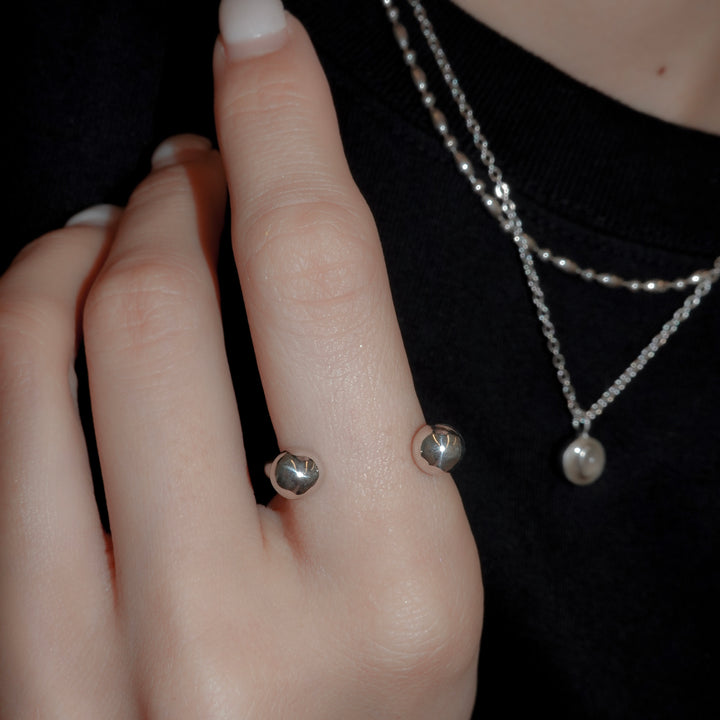 double ball ring small