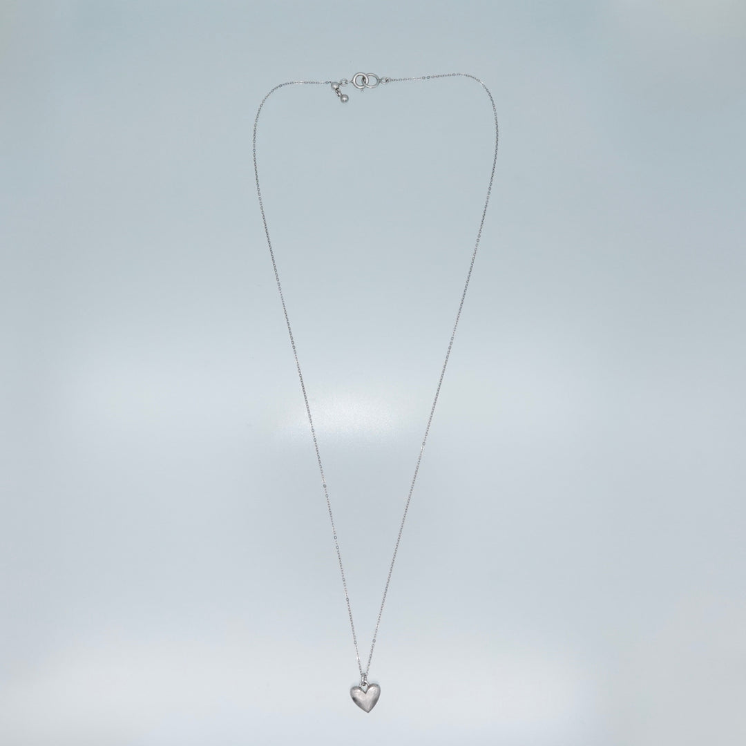 Silver necklace SMP7 ハートネックレスs
