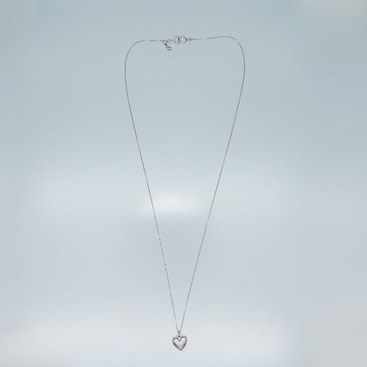 Silver necklace SMP7 ハートネックレスs
