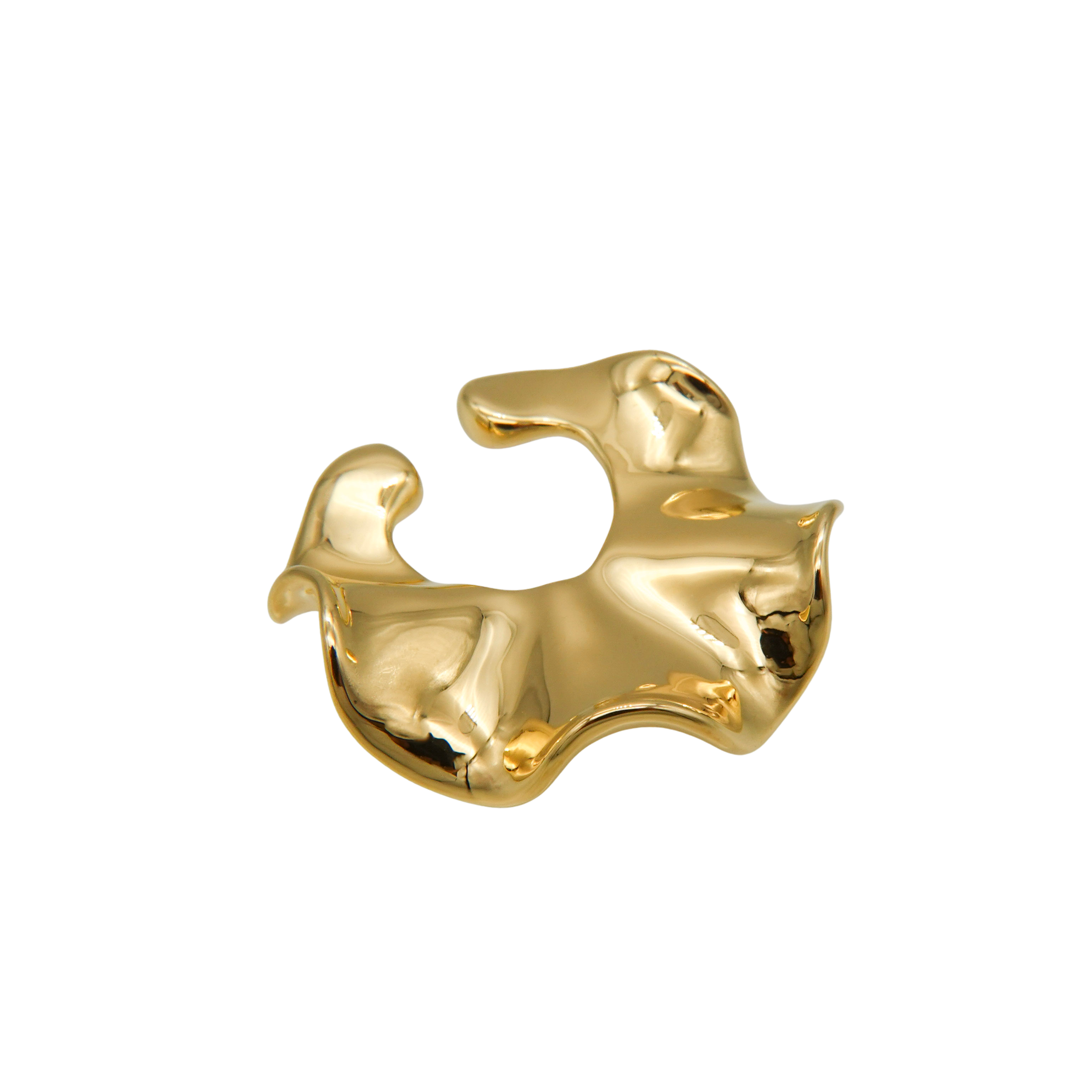 Flora Ear Cuff【M】SV+K18YGP – unigem