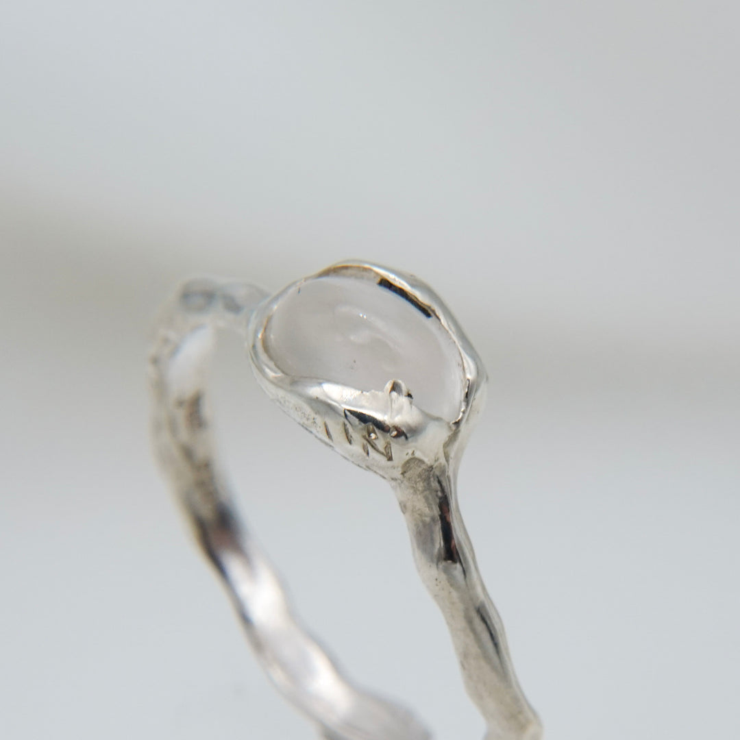 moon stone ring