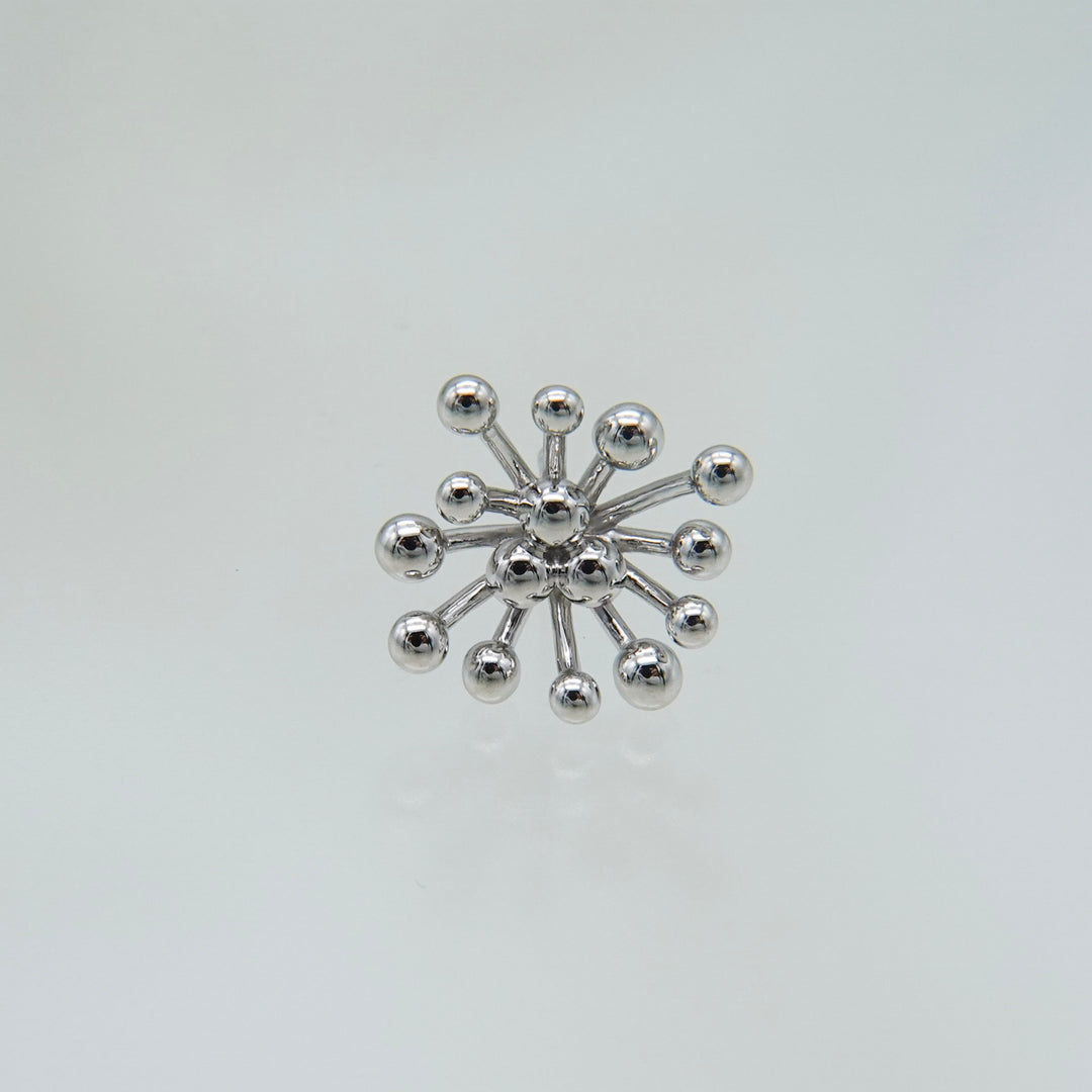 Silver pierced earrings SMA28ピアス