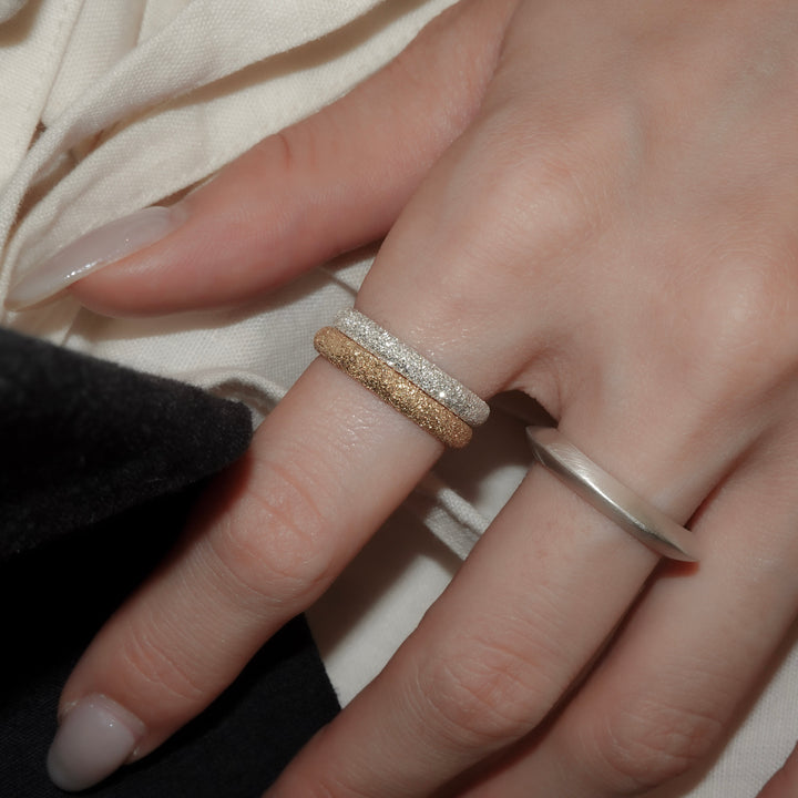 GRANITO ROUND RING VERMEIL