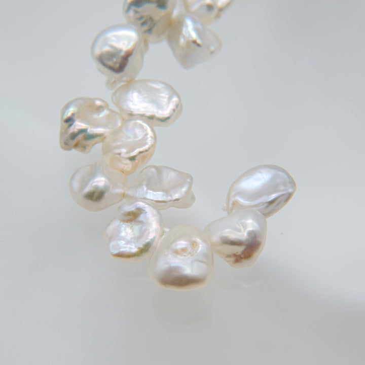 3WAY FALLING PATELS PEARL LARIAT NECKLACE (GD)