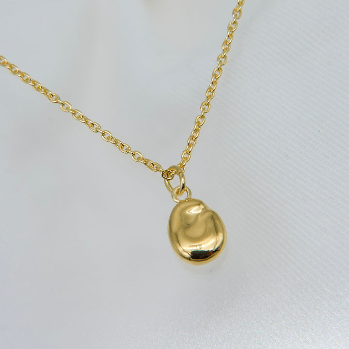 "Bean" charm necklace (GOLD)