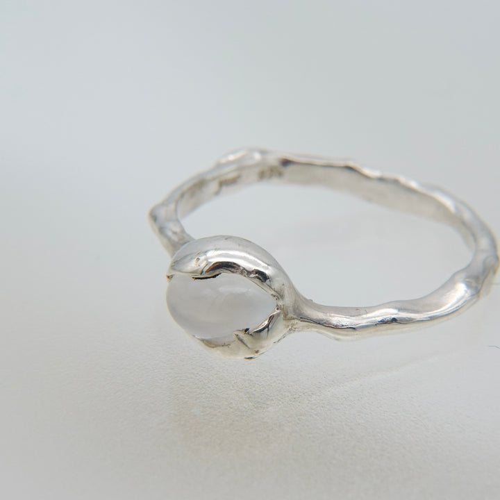 moon stone ring