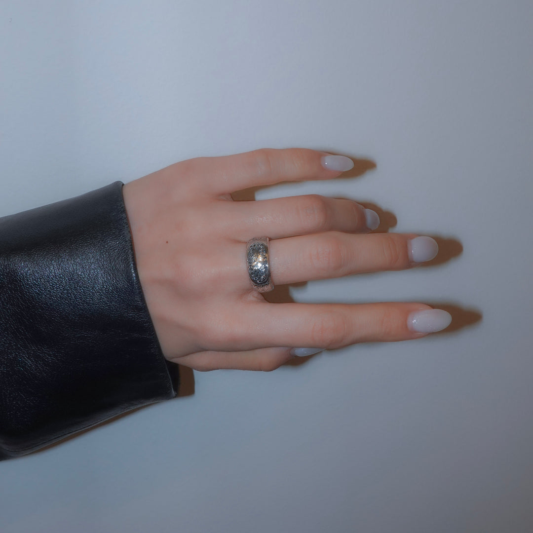 Mediterranean band Ring in Sterling Silver_20547