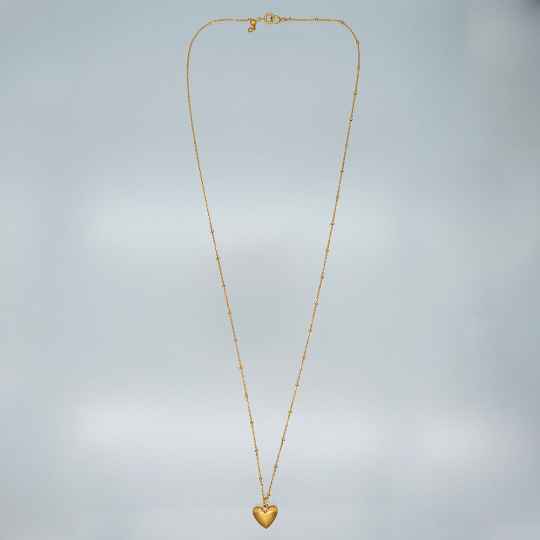 Gold necklace GMP6 ハートネックレス