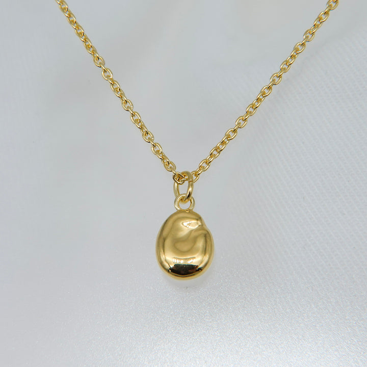"Bean" charm necklace (GOLD)