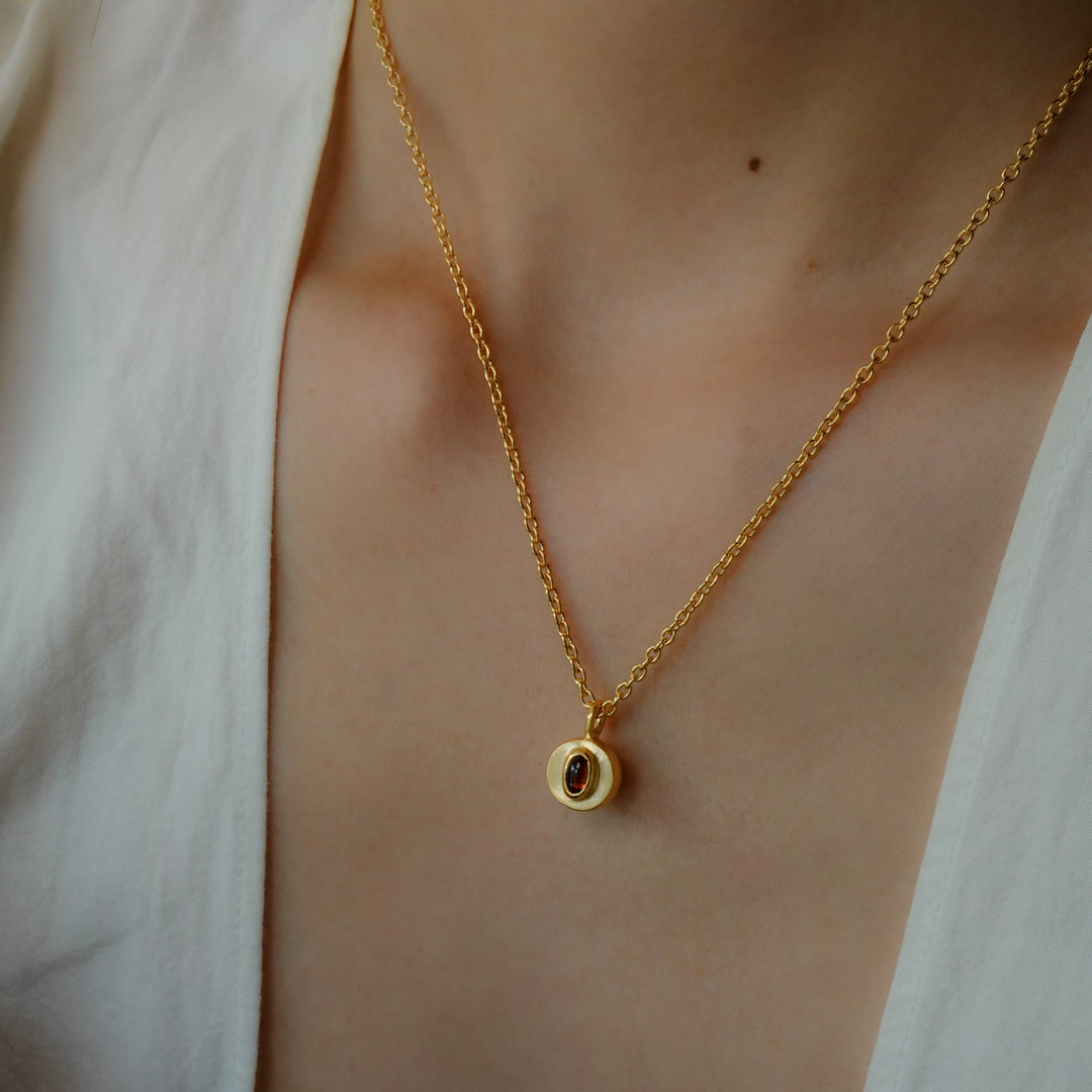 ball gem necklace